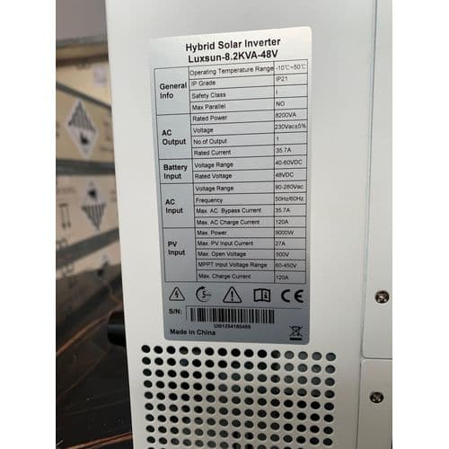 Luxsun 8.2KVA Inverter