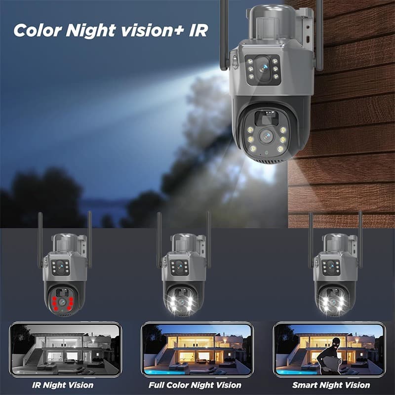 Double Lens Solar Camera